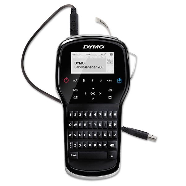 Dymo LabelManager 280 Label Maker, 0.6"/s Print Speed, 4 x 2.3 x 7.9